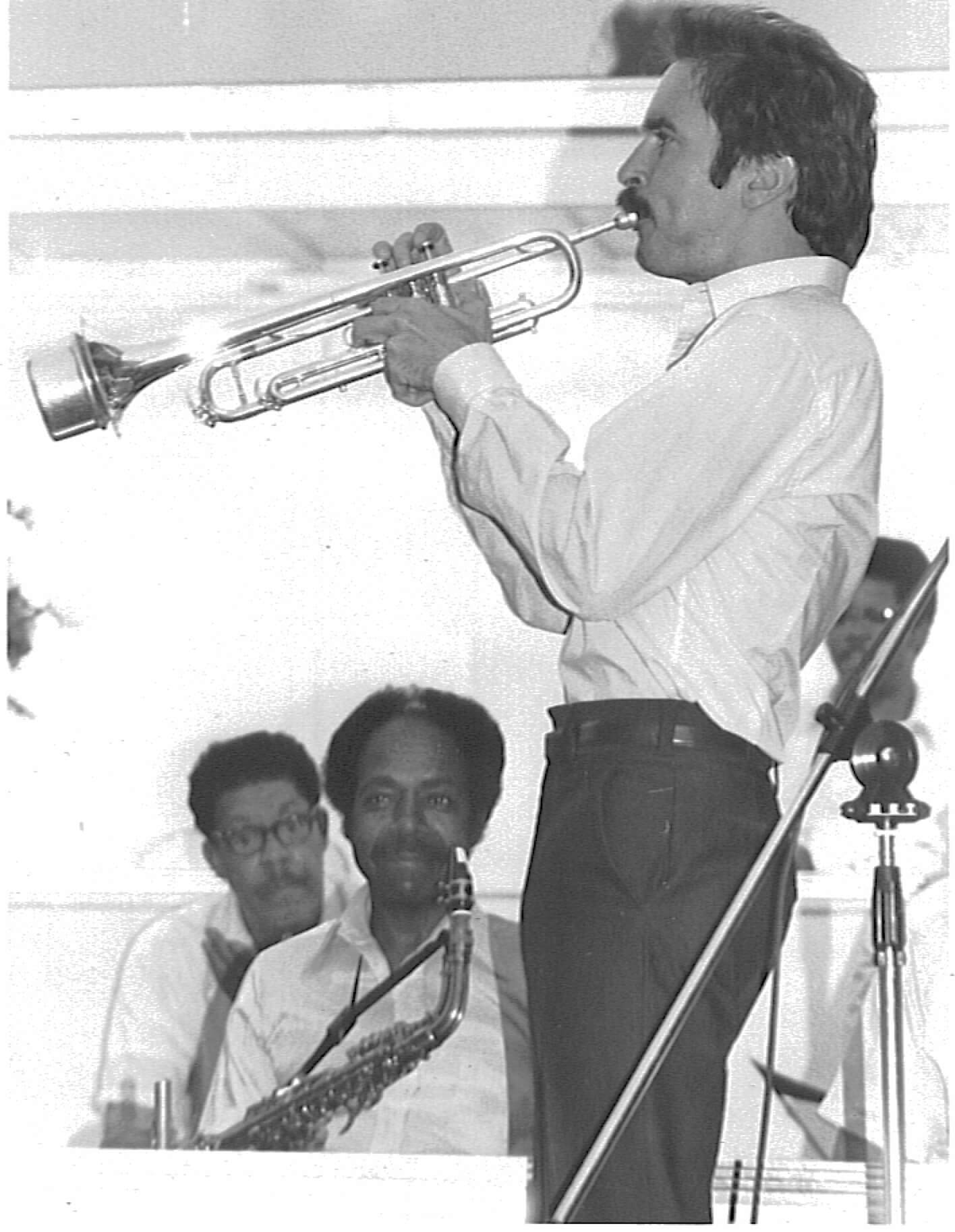 Dale with Count Basie in Scranton, Pennsylvania, 1980